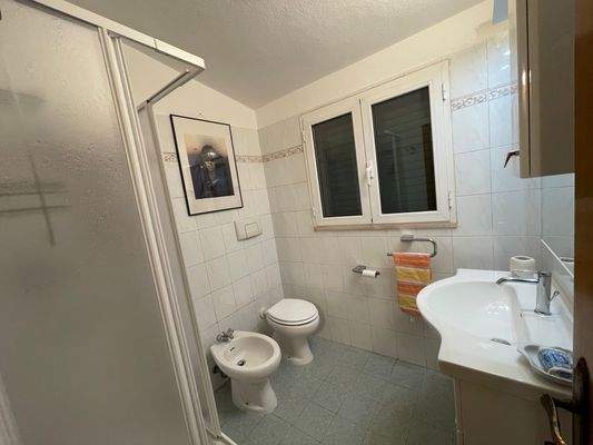 Badezimmer mit Dusche