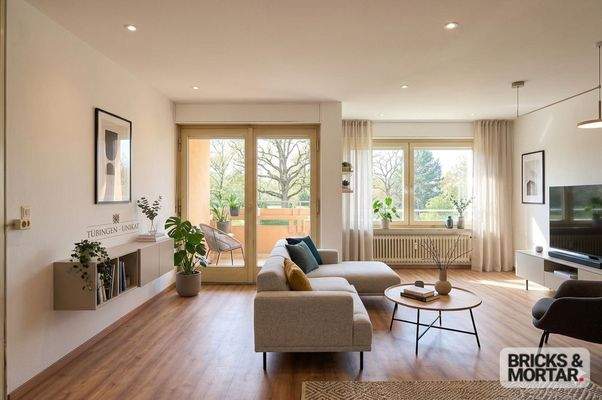 KI Wohnzimmer Einrichtungsvorschlag 