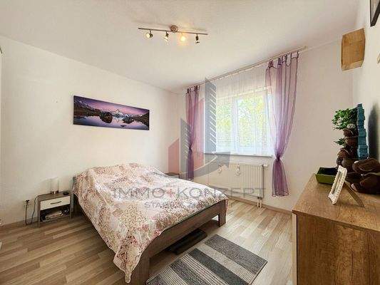 und das Schlafzimmer