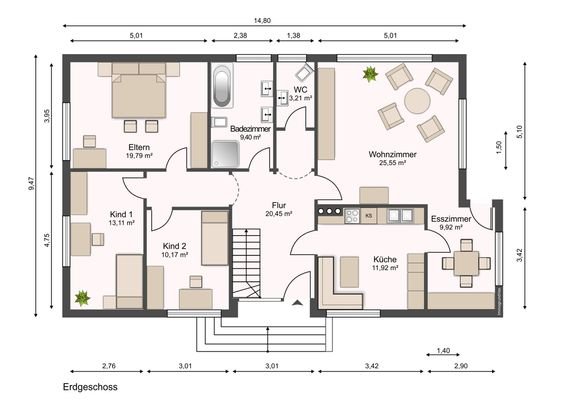 Grundriss EG