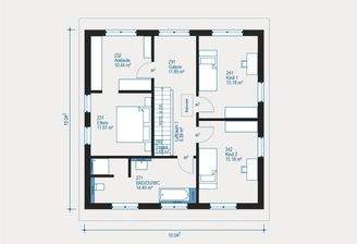 Grundriss Obergeschoss