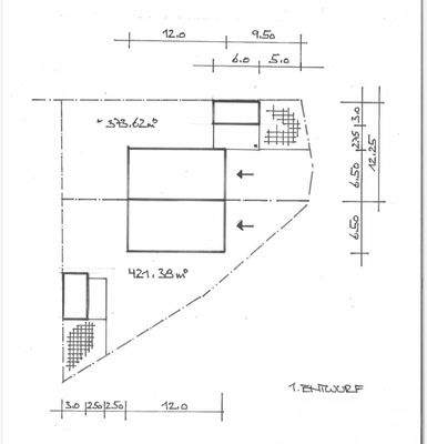 Entwurf mögliche Bebauung!