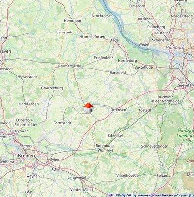 Lage überregional fern