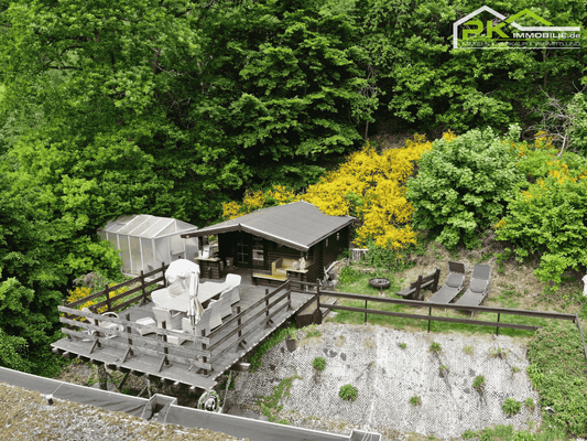 Ausblick auf Almhütte