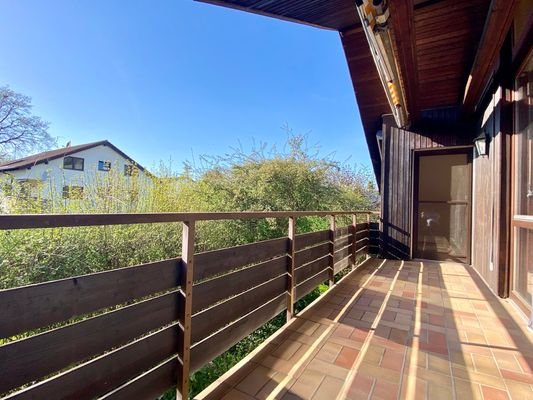 Balkon mit Ausblick ...