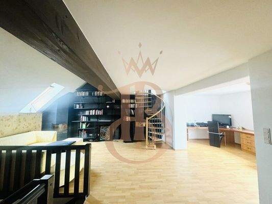 Galerie mit Kaminofen