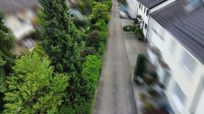 Anliegerstraße zum Haus