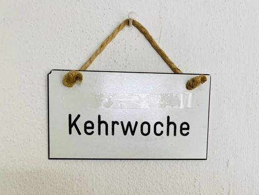 Echt schwäbisch: Ordnung muss sein. 