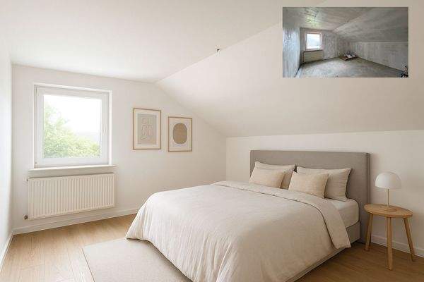 Virtuell Staging - Schlafzimmer 1