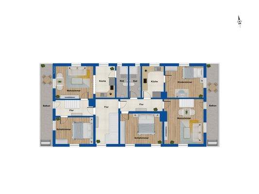 Grundriss Obergeschoss