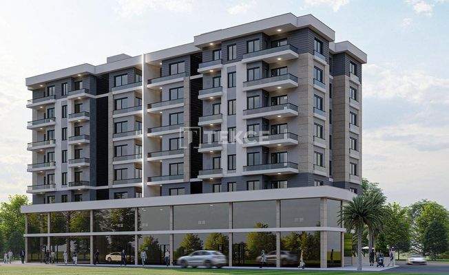 Apartments in a Complex with Pool Close to Amenities in Kepez Antalya