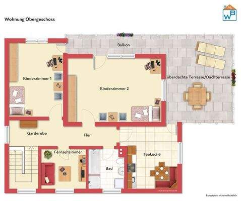 Grundriss Obergeschoss