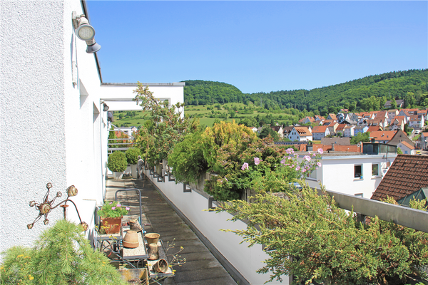 Dachterrassen entlang des