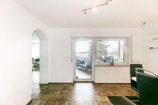 Essbereich, Blick Balkon_EG