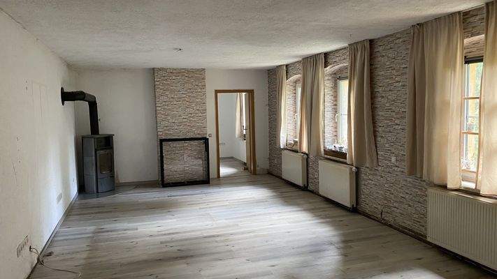 OG - Wohnzimmer mit Ofen