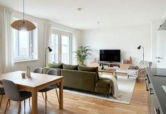 Einrichtungsbeispiel - Wohnbereich (KI generiert)