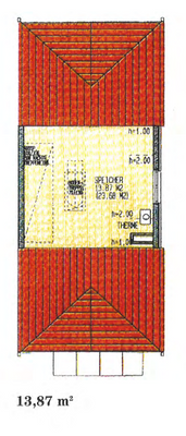 Grundriss Spitzboden