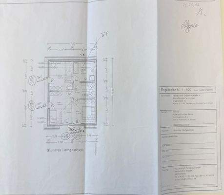 Grundriss Dachgeschoss