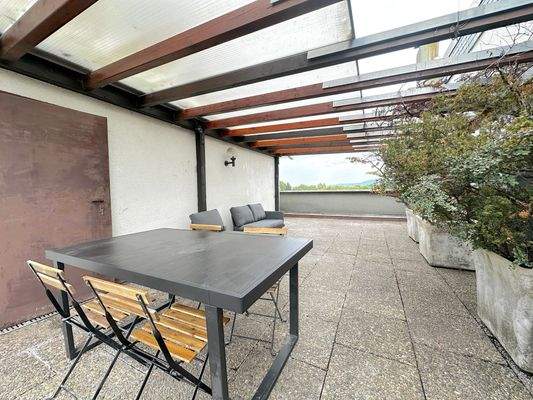 Moderne Dachterrasse