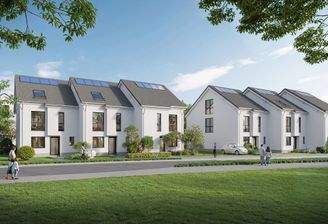 Straßenansicht Reihenhäuser