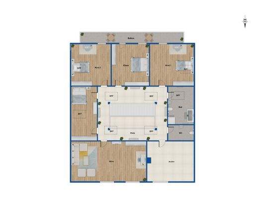 Grundriss Obergeschoss