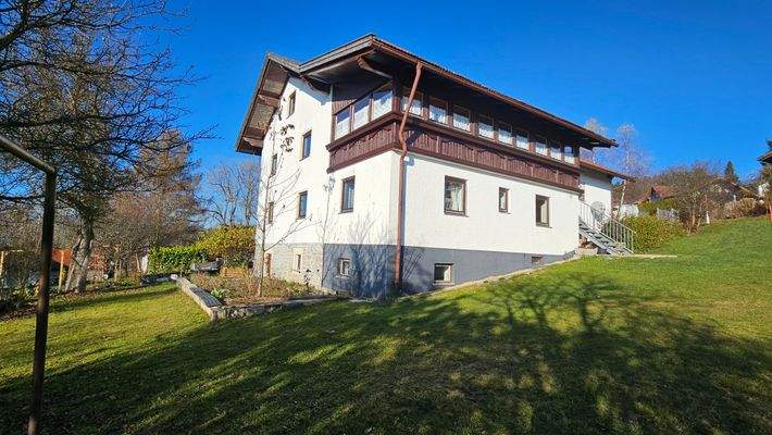 Hausansicht von unten