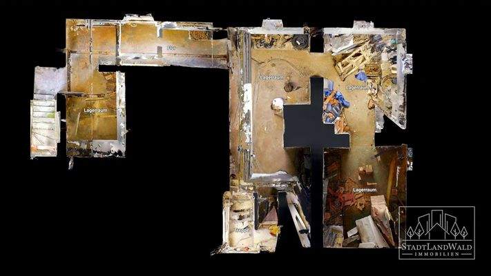 Schematischer Grundriss UG