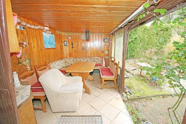 überdachte Terrasse