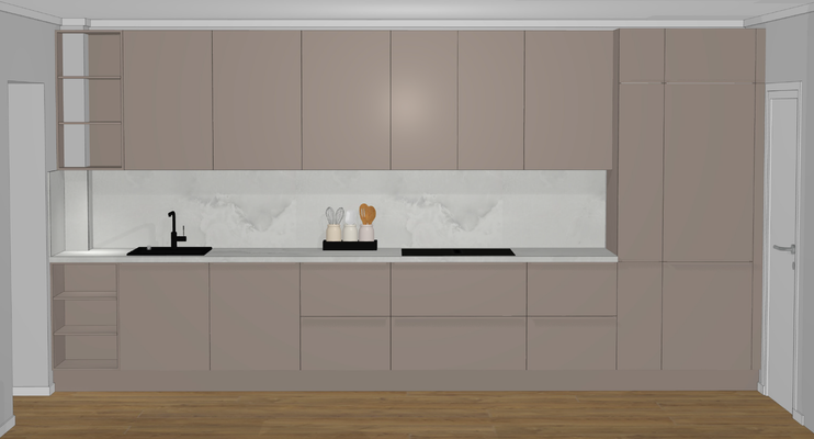 Optional: Modell der Küche