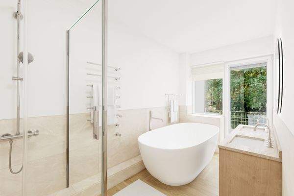 Badezimmer en suite (visualisiert)