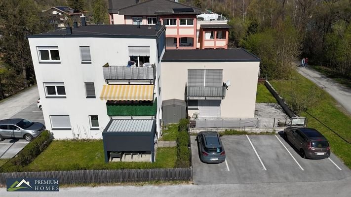 BREITENBACH am Inn - Dorfzentrum - 3 Zimmer Gartenwohnung - Ansicht WEST