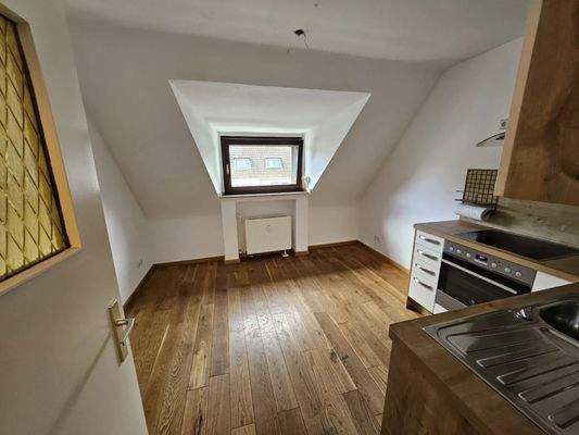 Küche mit Einbauküche