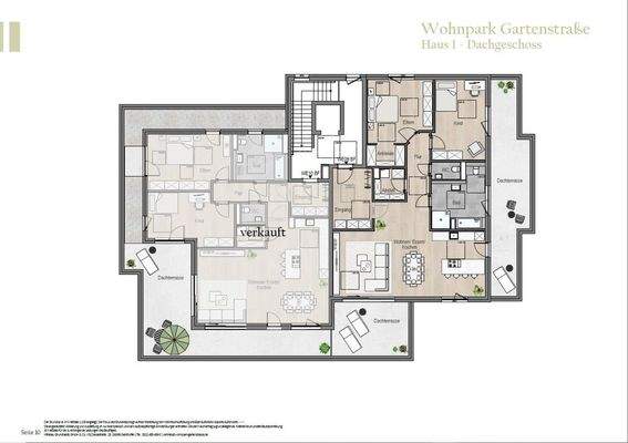 Grundriss Haus 1, DG