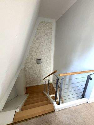 Treppe zum Dachgeschoss