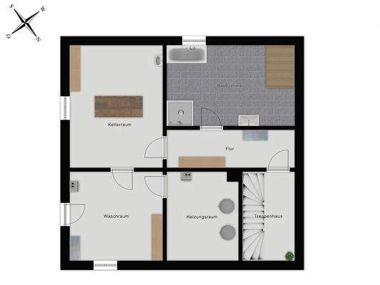 Grundriss Untergeschoss