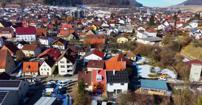 Aussenansicht Drohne Gruibingen