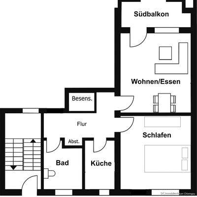 Grundriss (nicht maßstabsgetreu)