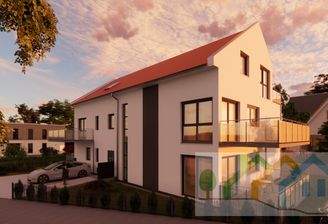 Hausansicht Sonnenaufgang