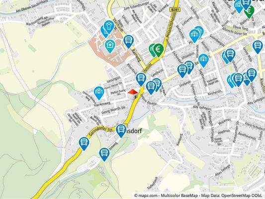 Geolyzer Kartenausschnitt