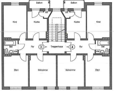 Grundriss I. OG