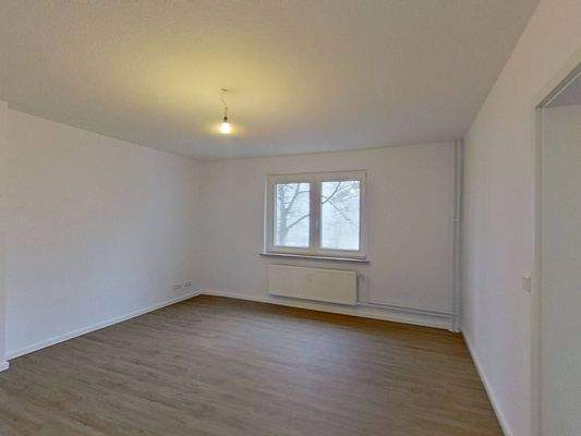 Ansicht II: Wohn- und Esszimmer