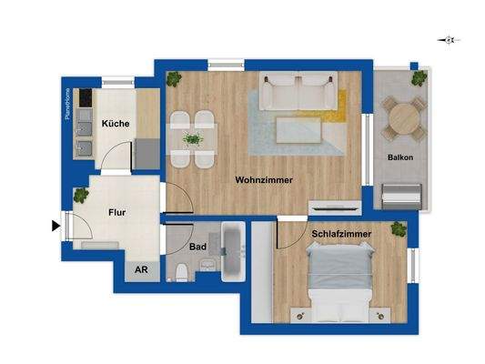 Grundriss 1. Obergeschoss