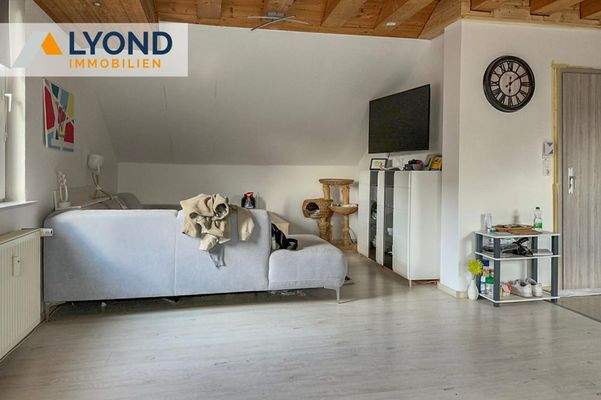 Wohnzimmer Dachgeschosswohnung