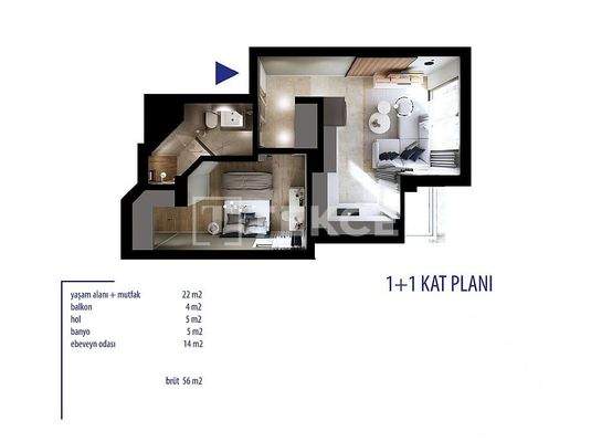 Flats Close to the Sea and Shopping Mall in Antalya Lara