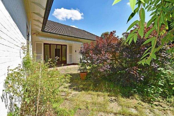 große, private Terrasse 