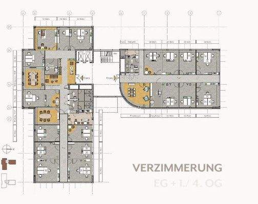 Bauteil B Planung verzimmert