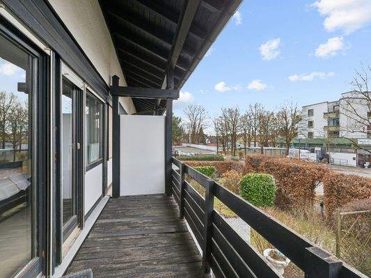 Balkon im Obergeschoss