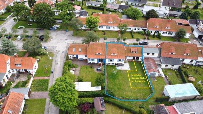 Grundstück mit Neubau