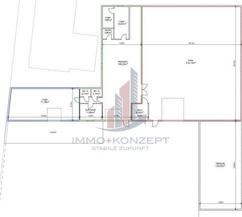 Osnabrück Halle, Osnabrück Hallenfläche