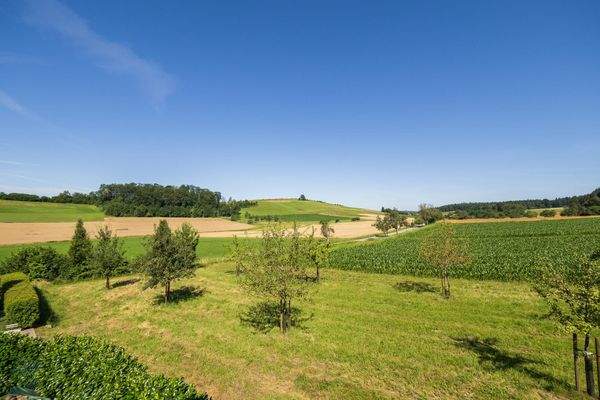 Blick aus dem Obergeschoss